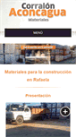 Mobile Screenshot of corralon-aconcaguamateriales.com